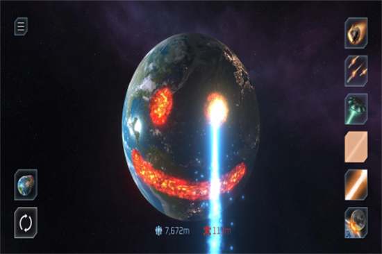 星球毁灭模拟器2022最新版无广告游戏下载-星球毁灭模拟器2022最新版破解版下载