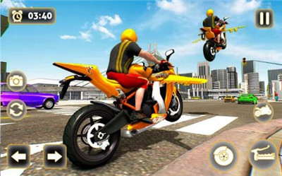 飞行摩托车出租车驾驶游戏加强版下载-飞行摩托车出租车驾驶游戏加强版 v1.0.4
