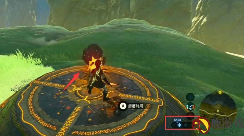 塞尔达传说利利特特湖边上隐藏神庙怎么开