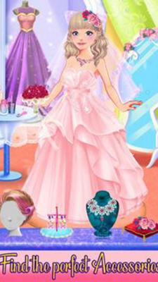 婚纱沙龙：礼服和彩妆游戏截图（4）