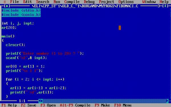 Turbo C++ 3.0软件截图（1）